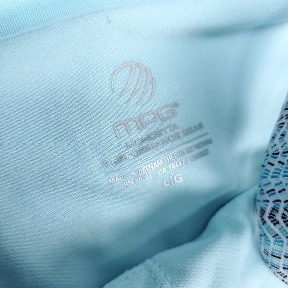 New Mondetta Blue MPG Sports Dress Sz L/G - Picture 2 of 16